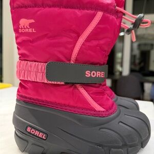 Sorel Toddler Pink Snow Boots - Excellent Condition